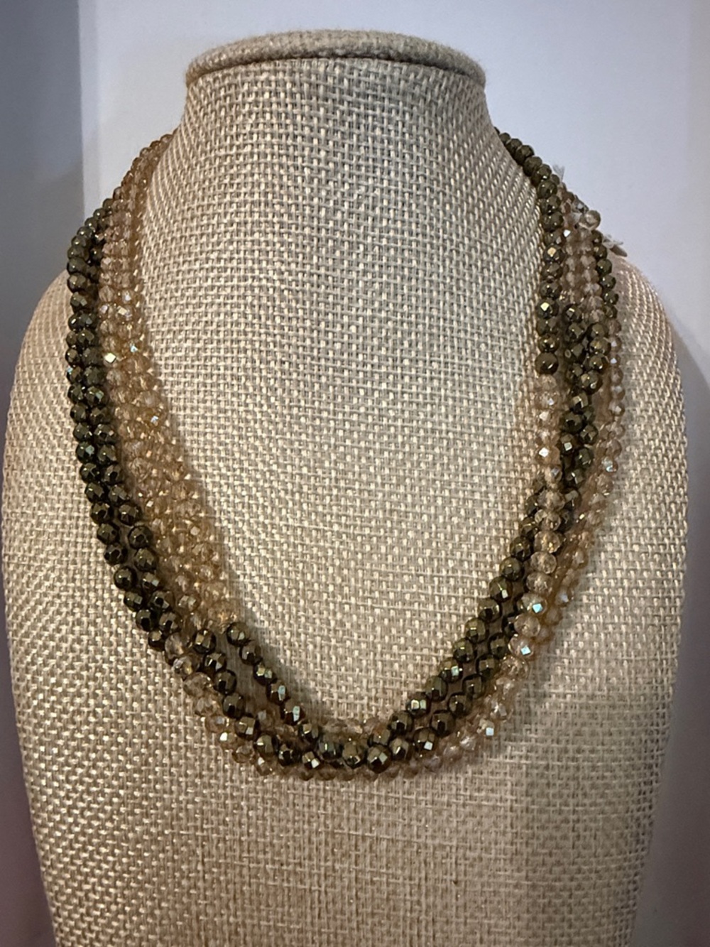 Multi-Strand Beaded Necklace, so many styling options!